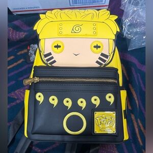 Loungefly Anime Character Yellow and Black Backpack